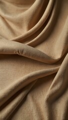 Background featuring flowing beige fabric for product presentation.