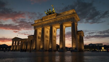 Obraz premium Brandenburg Gate in Berlin.