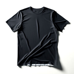 Black and White color T-shirt for mockup and advertising.