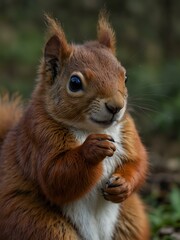 Obraz premium Classic red squirrel.