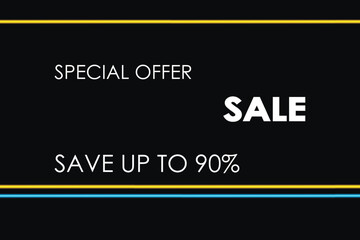 Sale design for flyers, advertising, banners, leaflets. Asbtract colorful sales background concept. Discount abstract promotion layout vector illustration