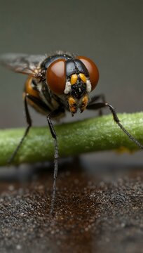 Flower fly (Anthomyiidae).