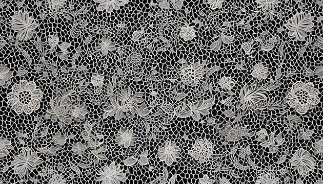 Delicate lace texture showcasing intricate patterns for romantic and vintage-inspired designs in generative AI art