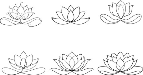 Single Line Lotus Drawing The Art of Minimalist Floral Design