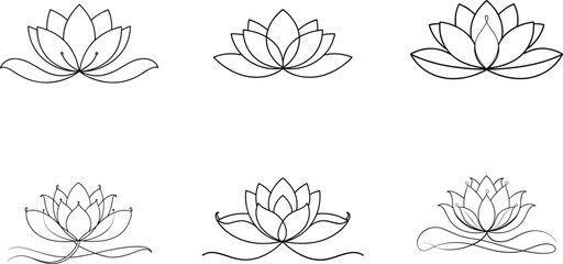 Single Line Lotus Drawing The Art of Minimalist Floral Design