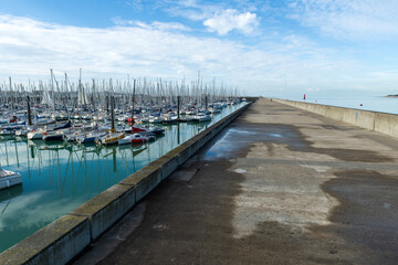 Obraz premium The marina at La Rochelle, Nouvelle-Aquitaine, France