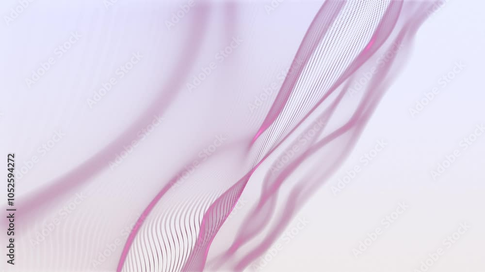 Poster elegant flowing abstract waves featuring beautiful soft pastel colors that inspire background seamle