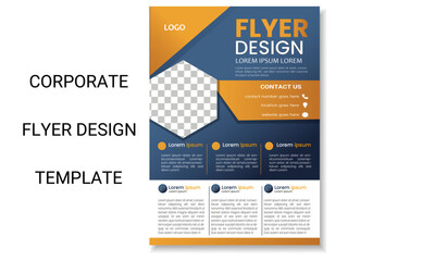 Creative and professional corporate flyer design template