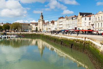 The old port at La Rochelle, Nouvelle Aquitaine, France