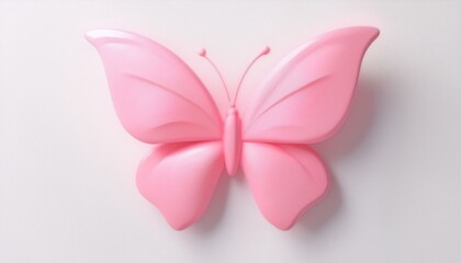 Pink Butterfly Decorative Object