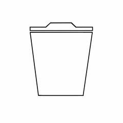 Trash can / rubbish bin