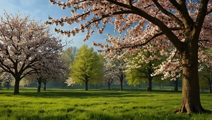 Obraz premium Spring scenery.