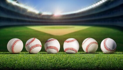 baseball on the field