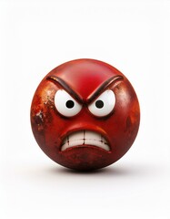 Angry red planet emoji
