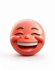 Fototapeta premium Smiling 3D emoji