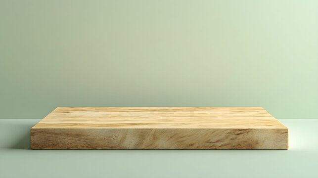 mockup 3D, puste tło, drewniana powierzchnia, minimalizm, tło zielone, naturalność, ekologia, zr&oacute;wnoważony rozw&oacute;j, subtelne oświetlenie, pastelowe kolory, produkty ekologiczne, reklama produkt&oacute;w, bran