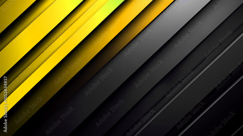 Aufkleber dynamic gradient lines create a striking tech backdrop in vibrant yellow and black hues