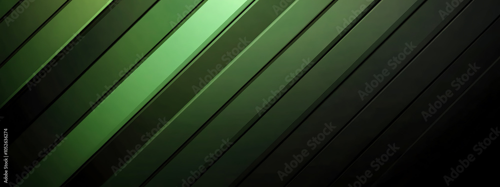Aufkleber layered tech lines in a gradient of green creating a futuristic digital atmosphere