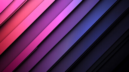 Obraz premium Vibrant Tech Design With Dynamic Purple and Pink Gradient Lines on a Sleek Background