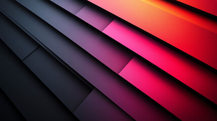 Obraz premium Geometric Layers of Gradient Tech Background Creating Dynamic Visual Depth and Engaging Aesthetic