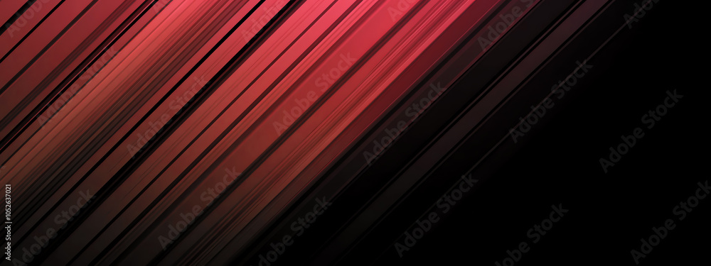 Aufkleber dynamic gradient lines creating a vibrant tech-inspired background with deep hues of red and black