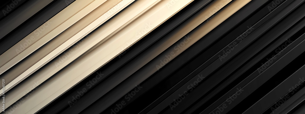Aufkleber dynamic tech-inspired background with sleek lines and gradients in modern black and gold tones