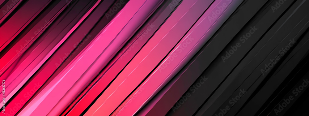 Poster dynamic gradient lines create a stunning tech-inspired backdrop in bold red and black hues