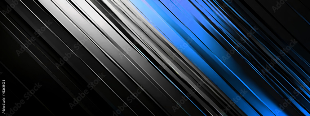 Poster dynamic tech background with sleek black and blue gradients creating an energetic atmosphere