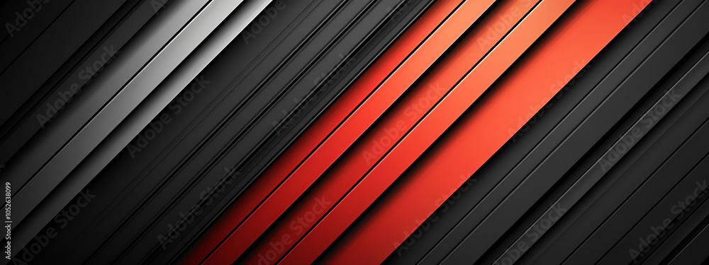 Poster dynamic tech-inspired design featuring sleek lines and gradients in a harmonious blend of colors
