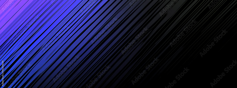 Poster dynamic blue and purple diagonal lines create a tech-inspired gradient backdrop for creativity