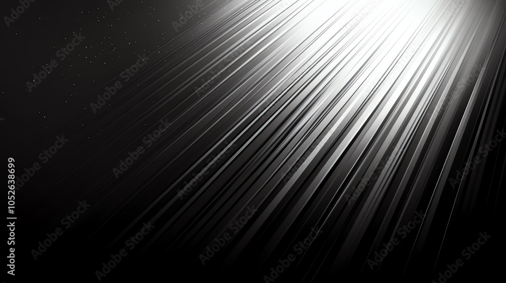 Aufkleber dynamic radiant lines creating a futuristic tech atmosphere with gradients and depth