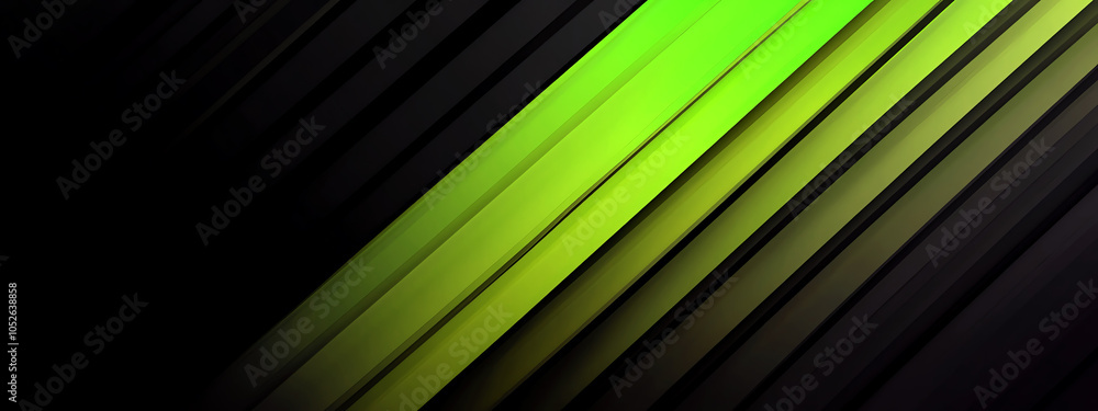 Poster dynamic green gradients and tech lines create a futuristic backdrop for digital innovation