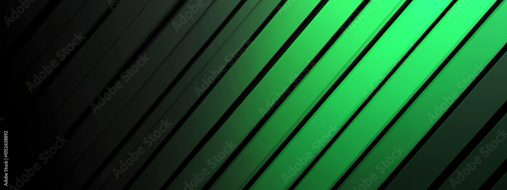 Poster dynamic lines create a modern tech background with vibrant green gradients and sleek angles