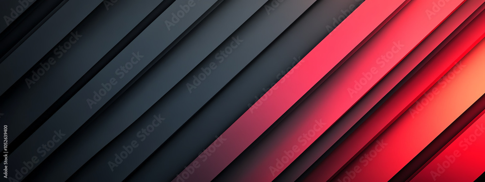 Poster striking gradients blend seamlessly along diagonal lines in a modern tech-inspired design