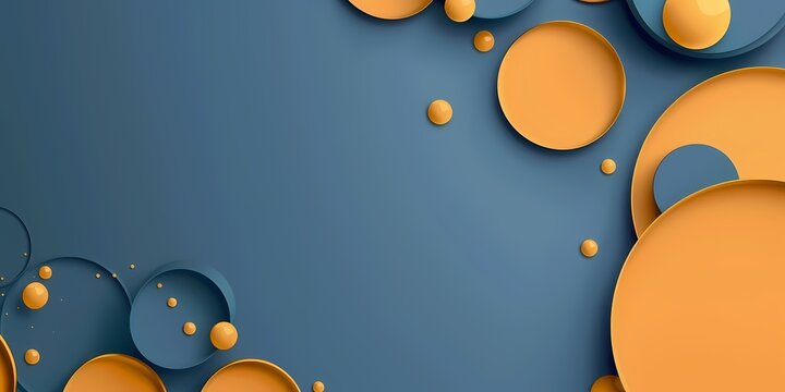 Vibrant Abstract 3D Circles Background