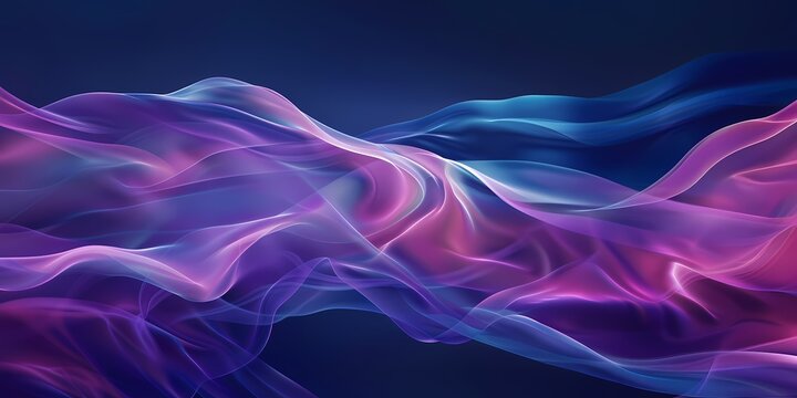 abstract wave texture in purple and blue tones with fluid movement
