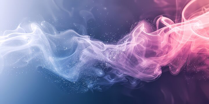 abstract wave texture in blue and pink tones with luminous effect
