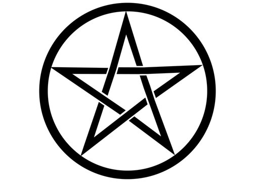 pentagram symbol vector for logo background icon web wallpaper