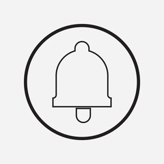 Bell icon. Notification bell icon. vector illustration.