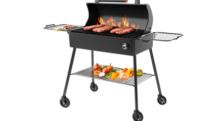 Barbecue grill isolated on white background