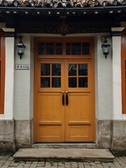 Fototapeta premium Charming traditional architecture in a tranquil water town.