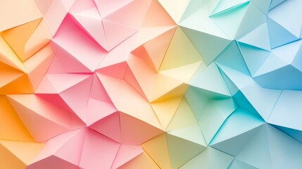 Fototapeta premium Colorful Geometric Paper Texture Background
