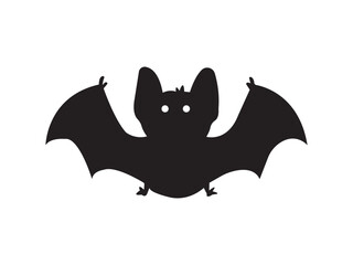 Halloween bat collection, bat flock Halloween element, Halloween black bat silhouettes set isolated on white background.