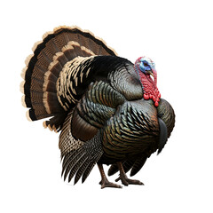 Turkey, thanksgiving bird. transparent background
