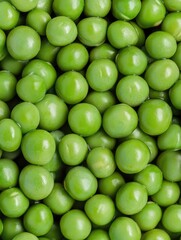Vibrant Fresh Green Peas