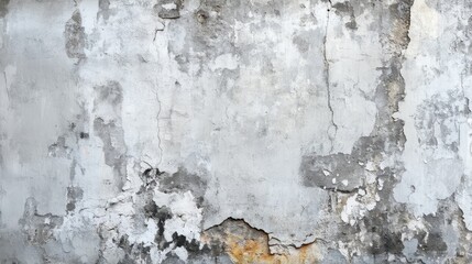 Obraz premium Distressed Textured Wall with Cracks and Peeling Paint