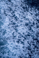 Blue water textured background