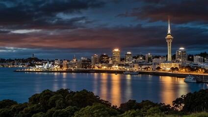 Fototapeta premium Devonport in Auckland, New Zealand.