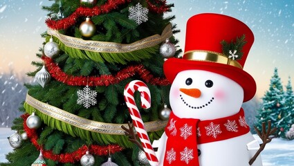 Santa Claus and holiday characters