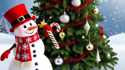 Santa Claus and holiday characters